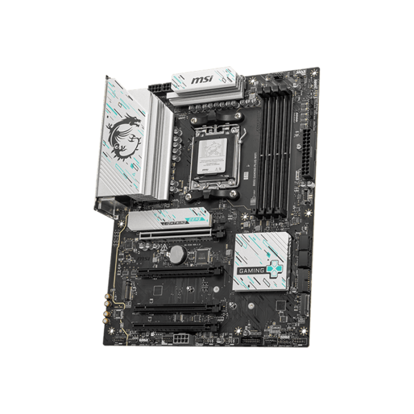 MSI B850 Gaming Plus WiFi AM5 ATX Motherboard, AMD B850 Chipset, 4x DDR5 UDIMM Slots, Up to 256GB Max Memory, 4x PCIe x16 Slots, 3x M.2 Slots, WiFi & BT Connectivity | 911-7E56-001 - Image 3