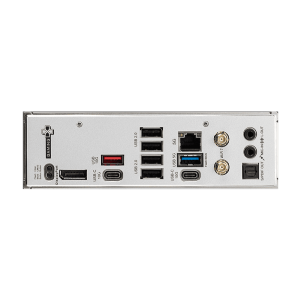 MSI B850 Gaming Plus WiFi AM5 ATX Motherboard, AMD B850 Chipset, 4x DDR5 UDIMM Slots, Up to 256GB Max Memory, 4x PCIe x16 Slots, 3x M.2 Slots, WiFi & BT Connectivity | 911-7E56-001 - Image 4