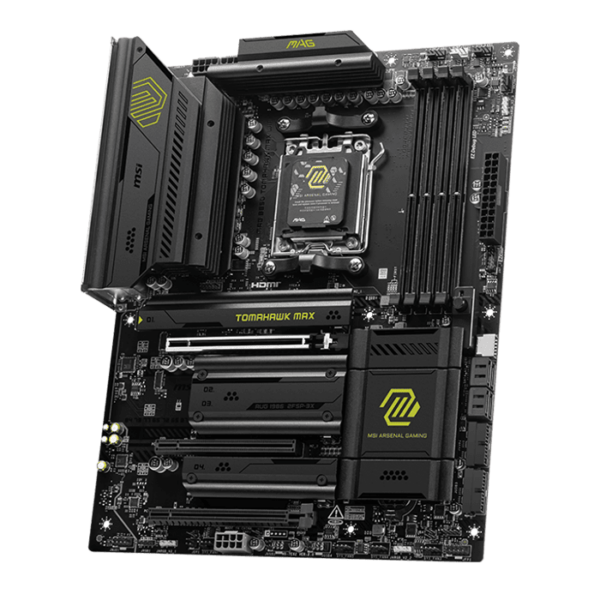 MSI MAG B850 TOMAHAWK MAX WIFI ATX AM5 Motherboard, 4x DDR5 UDIMM, Max Memory 256GB upto 8400+ MT/s (OC), PCIe 5.0 x16, M.2 Gen5, Wi-Fi 7 | 911-7E62-002 - Image 3