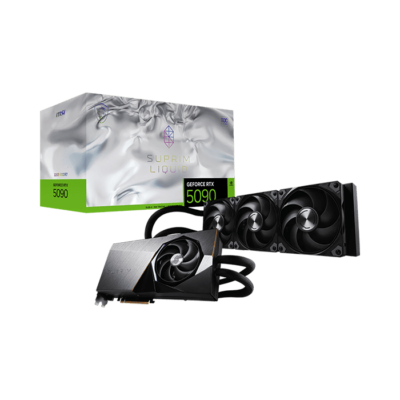 MSI GeForce RTX 5090 32G GDDR7 SUPRIM LIQUID SOC Graphics Card, DLSS 4 | 912-V530-025