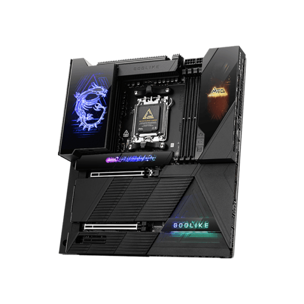 MSI MEG X870E Godlike E-ATX AMD Motherboard, AMD X870E Chipset, 4x DDR5 UDIMM Slot, Up to 256GB Max Memory, 2x PCI-E x16 Slot, 7x M.2 Storage Slot | 911-7E48-003 - Image 3
