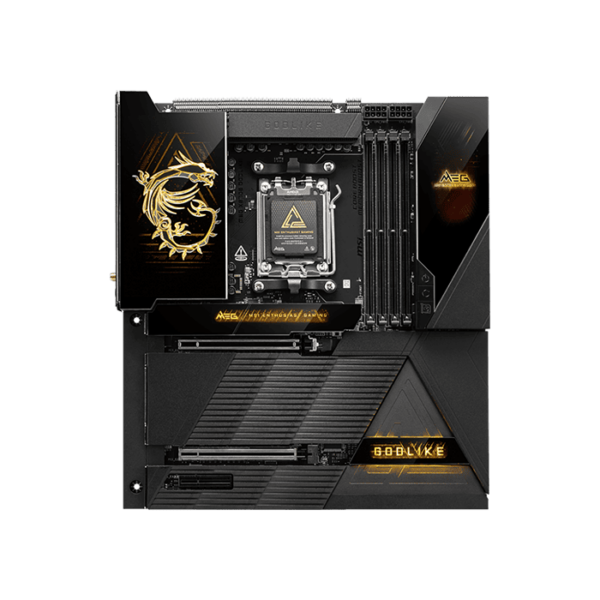 MSI MEG X870E Godlike E-ATX AMD Motherboard, AMD X870E Chipset, 4x DDR5 UDIMM Slot, Up to 256GB Max Memory, 2x PCI-E x16 Slot, 7x M.2 Storage Slot | 911-7E48-003 - Image 4