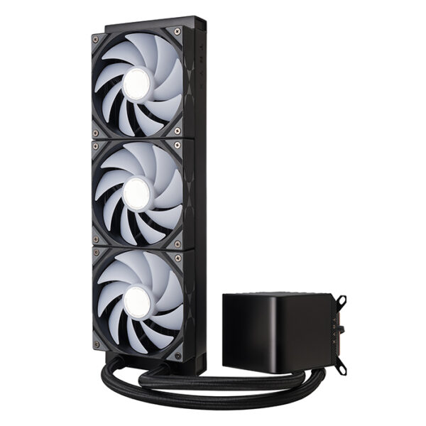 TRYX Panorama ARGB 360 L-shaped AMOLED Screen Liquid Cooler, Black | L-P360A-AS3M-G0K - Image 3