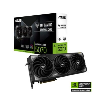 ASUS TUF Gaming GeForce RTX 5070 12GB GDDR7 OC Edition Graphics Card, | 90YV0LZ0-M0NA00