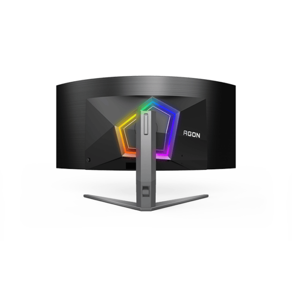 AOC Agon PRO AG456UCZD Curved Gaming Monitor, 45" OLED Display, WQHD Resolution, 240Hz Refresh Rate, 0.03ms (GtG) Response Time, G-Sync Compatible, Adaptive Sync Technology, Black | AG456UCZD/89 - Image 3