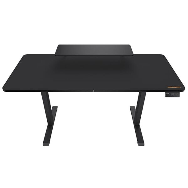 Cougar E-STAR 140 Gaming Desk, Full Desk Mouse Pad, Removable Monitor Stand, Shields for Transmission Shaft & Motor, Cable Tray for Easy Management, Headset Hook, Black | 3MSTA3WB.0001