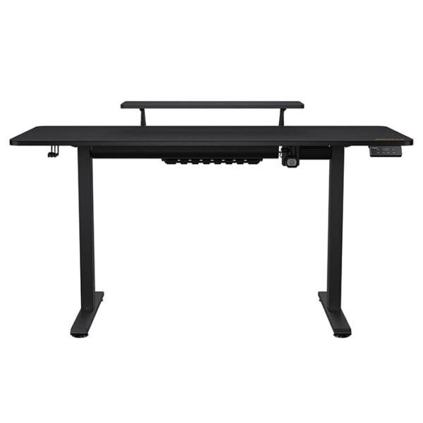 Cougar E-STAR 140 Gaming Desk, Full Desk Mouse Pad, Removable Monitor Stand, Shields for Transmission Shaft & Motor, Cable Tray for Easy Management, Headset Hook, Black | 3MSTA3WB.0001 - Image 3