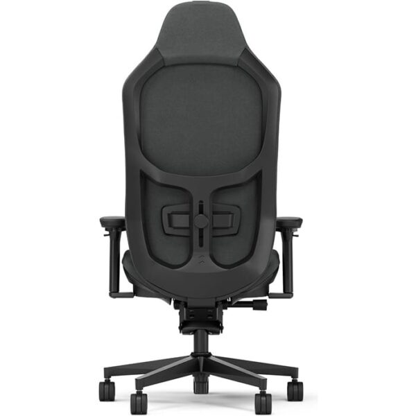 Fractal Refine Gaming Chair, Woven Non-Organic Fabric Cover, Synchro-Tilt Mechanism, Hubless 65mm with Soft PU Casters, Adjustable Lumbar Support, Class 4 Gas Piston, Fabric Dark | FD-CH-RE1F-01 - Image 2
