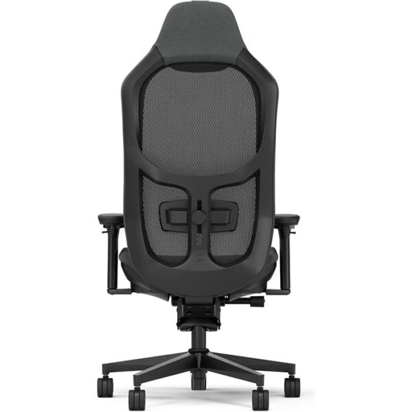 Fractal Refine Gaming Chair, Nylon Reinforced Mesh Fabric Cover, Synchro-Tilt Mechanism, Hubless 65mm with Soft PU Casters, Adjustable Lumbar Support, Class 4 Gas Piston, Mesh Dark | FD-CH-RE1M-01 - Image 2