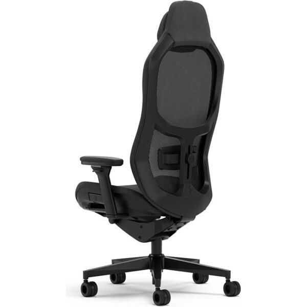 Fractal Refine Gaming Chair, Nylon Reinforced Mesh Fabric Cover, Synchro-Tilt Mechanism, Hubless 65mm with Soft PU Casters, Adjustable Lumbar Support, Class 4 Gas Piston, Mesh Dark | FD-CH-RE1M-01 - Image 4