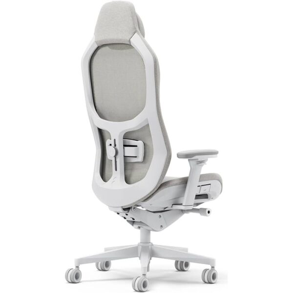 Fractal Refine Gaming Chair, Nylon Reinforced Mesh Fabric Cover, Synchro-Tilt Mechanism, Hubless 65mm with Soft PU Casters, Adjustable Lumbar Support, Class 4 Gas Piston, Mesh Light | FD-CH-RE1M-02 - Image 4