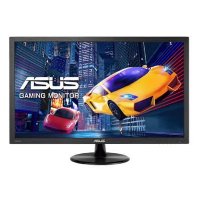 ASUS VP228HE Gaming Monitor, 22″ TN Display, FHD Resolution, 60Hz Refresh Rate, 1ms (GtG) Response Time, GamePlus Technology, Flicker-Free Feature, 16.7m Color Display, Black | 90LM01K0-B01B70