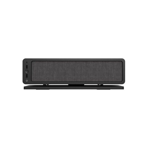 Fractal Design Ridge Mini-ITX Small Form Factor Case, 4 x 2.5" Drive Bays, Steel Frame Side Panels, 2x 140mm Fans Included, 3x Expansion Slots, Pre-Installed PCIe 4.0 Riser Card, Black | FD-C-RID1N-11 - Image 5