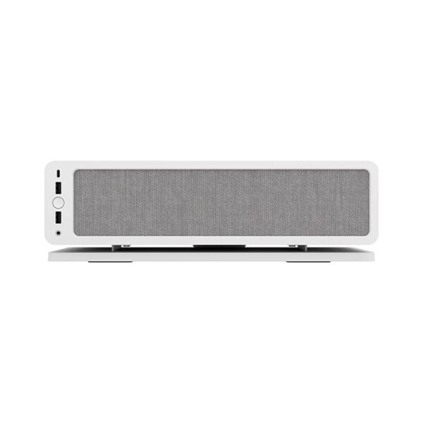 Fractal Design Ridge Mini-ITX Small Form Factor Case, 4 x 2.5" Drive Bays, Steel Frame Side Panels, 2x 140mm Fans Included, 3x Expansion Slots, Pre-Installed PCIe 4.0 Riser Card, White | FD-C-RID1N-12 - Image 5