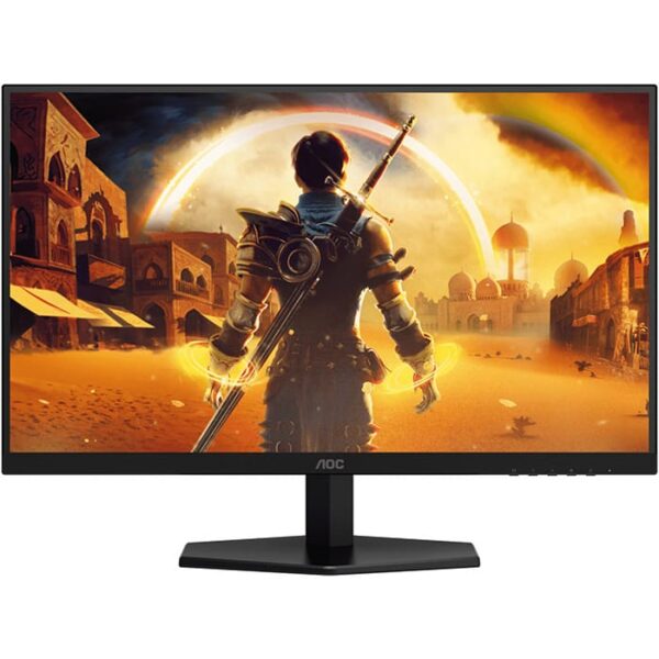 AOC 27G42E Gaming Monitor, 27" IPS Display, Full HD Resolution, 0.5ms Response time, 180Hz Refresh Rate, 178° Viewing Angle, 22W Power Consumption, Black | 27G42E