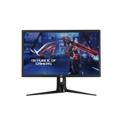 Asus ROG Strix XG27UQR 27″ LCD Gaming Monitor, 4K Ultra HD 3840 x 2160 IPS Display, 1ms Response Time, 144Hz Refresh Rate, G-SYNC Compatible, DisplayHDR 400, Black | 90LM05A0-B02370