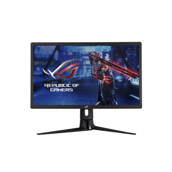 Asus ROG Strix XG27UQR 27" LCD Gaming Monitor, 4K Ultra HD 3840 x 2160 IPS Display, 1ms Response Time, 144Hz Refresh Rate, G-SYNC Compatible, DisplayHDR 400, Black | 90LM05A0-B02370
