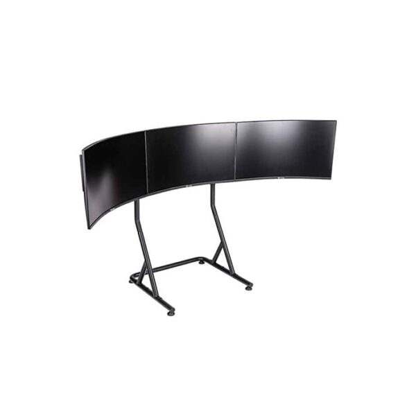 Thermaltake Triple Racing Monitor Stand, 32" to 55" Screen Sizes, Triple Support 32" Monitor Only, 50kg Max Weight Support, Bracket Arm THK 1.5mm Cold-Rolled Sheet, Black | GEA-RMS-TMSBLK-01 - Image 5