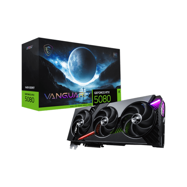 MSI RTX5080 VANGUARD SOC 16GB Graphics Card | 912-V531-029