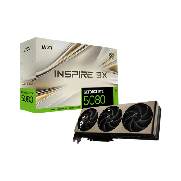 MSI RTX5080 INSPIRE 3X 16G OC Graphics Card | 912-V531-203