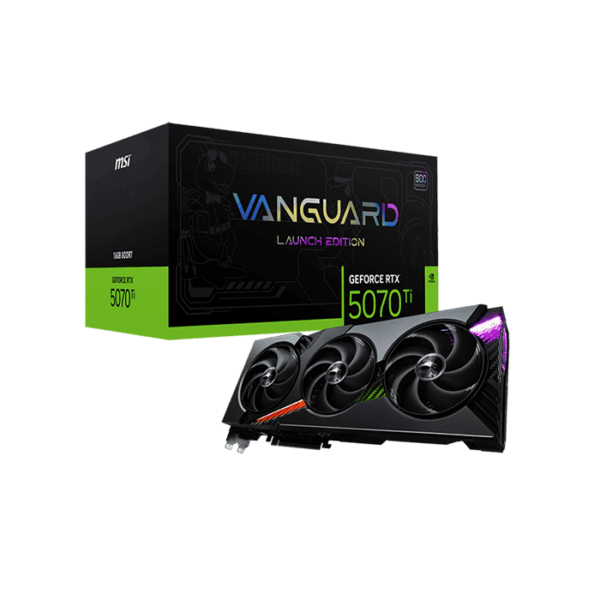 MSI GeForce RTX 5070 Ti 16GB VANGUARD SOC LAUNCH EDITION Graphics card | 912-V531-068
