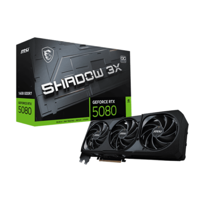 MSI RTX5080 SHADOW 3X 16GB OC Graphics Card | 912-V531-031