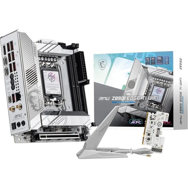 MSI MB MAG Z890I EDGE TI WIFI D5 LGA 1851 Mini ITX Motherboard | 911-7E33-004
