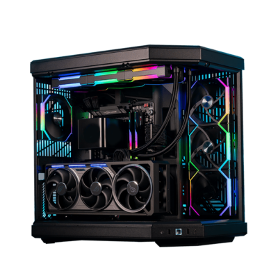 Pixel Forge Pro Gaming PC(AMD Ryzen 7 9800X 3D, 64GB DDR5 RAM, 2x 2TB NVMe M.2 SSD, Nvidia GeForce RTX5080 16GB)