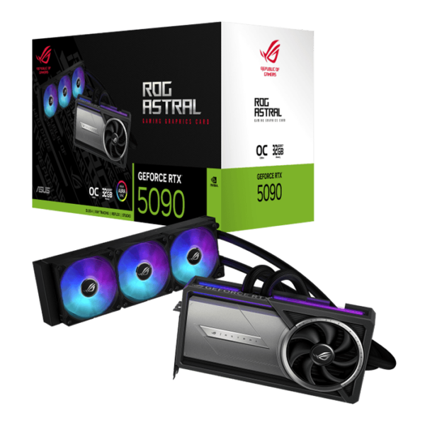 ASUS ROG Astral LC GeForce RTX 5090 32GB GDDR7 OC Edition-Black | 90YV0LW2-M0NA00
