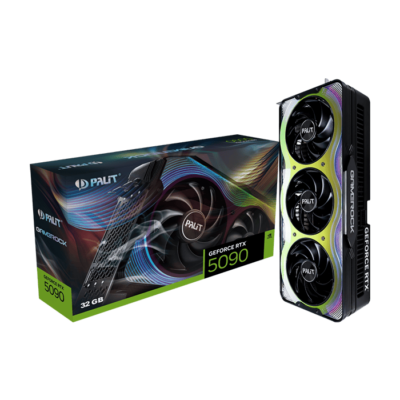 PALIT GeForce RTX 5090 GameRock 32GB GDDR7 Graphics card, Black l NE75090019R5-GB2020
