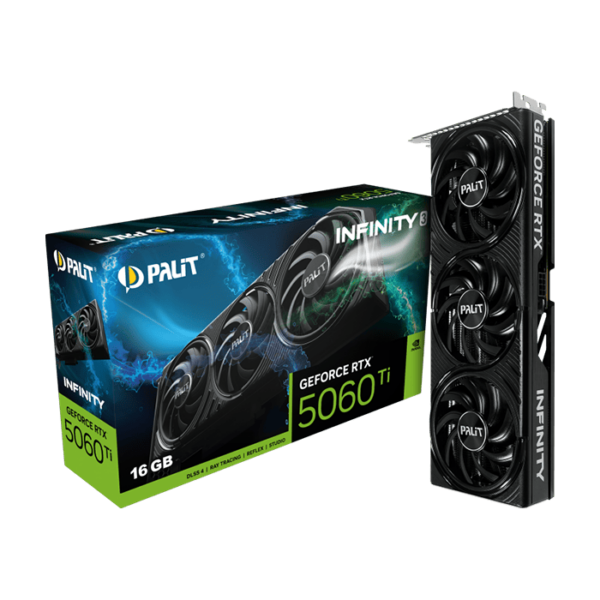 Palit GeForce RTX 5060 Ti Infinity 3 16GB GDDR7 Graphics card | NE7506T019T1-GB2061S