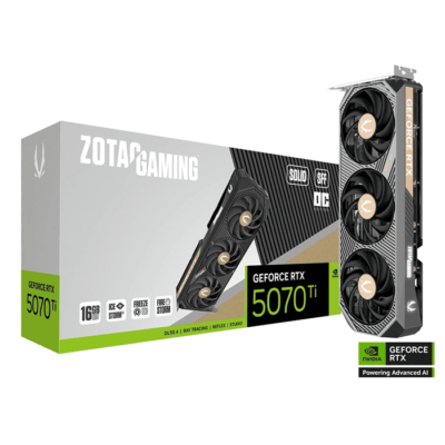 ZOTAC RTX5070 TI SFF SOLID 16GB OC Graphic Card | ZT-B50710J3-10P
