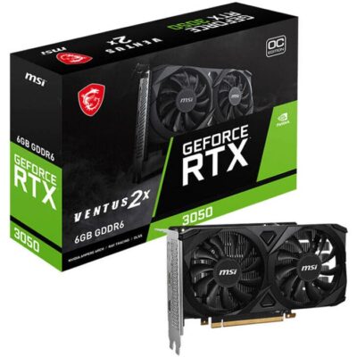 MSI RTX3050 VENTUS 2X 6GB OC Graphics Cards | 912-V812-016