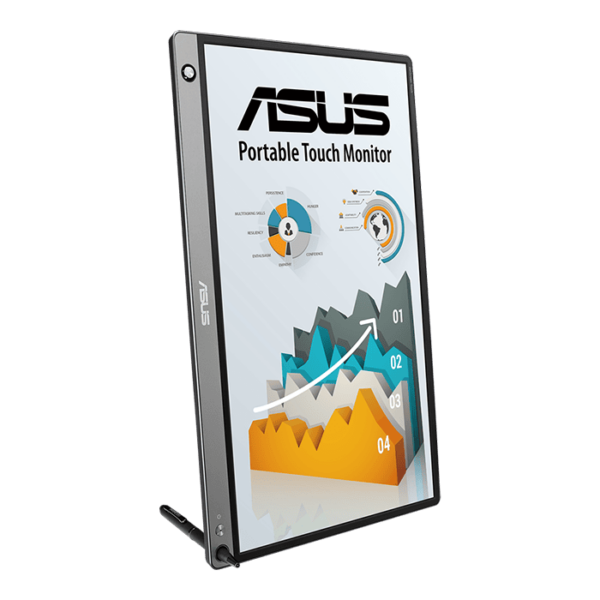 Asus ZenScreen MB16AMT USB Portable Monitor, 16" IPS Display, FHD Resolution, 60Hz Refresh Rate, 5ms (GtG) Response Time, 7800mAh Battery Capacity, 1W x2 Built-In Speakers, Black | 90LM04S0-B01170 - Image 2