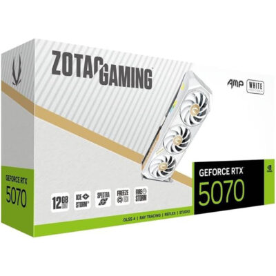 ZOTAC RTX5070 AMP EDITION Graphic Cards- WHITE | ZT-B50700FQ-10P