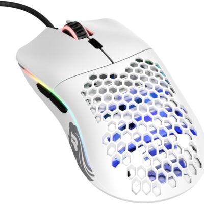 GLORIOUS MODEL O MINUS MATTE 58G GAMING MOUSE-WHITE | GOM-WHITE