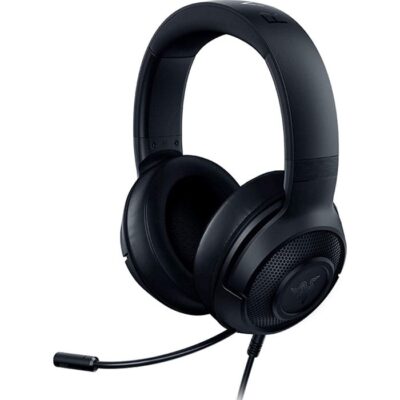 Razer Kraken X Lite Ultralight Gaming Headset: 7.1 Surround Sound Capable – Lightweight Frame – Bendable Cardioid Microphone – for PC, Xbox, PS4, Nintendo Switch – Classic Black | RZ04-02950100-R381