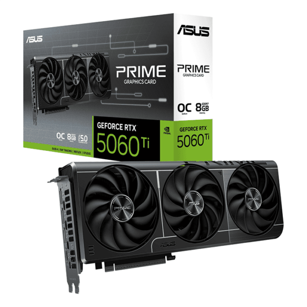 ASUS PRIME RTX5060TI 8GB OC Graphics Card | 90YV0MP0-M0NA00
