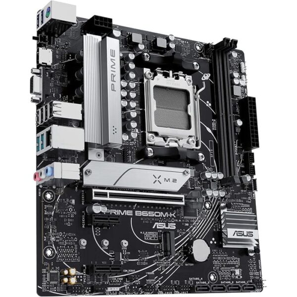 ASUS PRIME B650M-K AM5 Micro-ATX Motherboard, AMD B650 Chipset, 2x DIMM DDR5 Slots, Up to 96GB Max Memory, 2.5Gb Ethernet, 2x M.2, 1x PCIe 4.0x 16, USB 3.2 / 2.0, 1x VGA 1x HDMI | 90MB1F60-M0EAY0 - Image 3