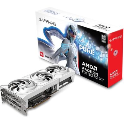 SAPPHIRE RX 9070XT PURE 16GB OC Graphic Card | S88-3E490-100SA
