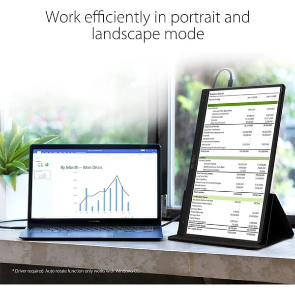 ASUS ZENSCREEN MB166C PORTABLE USB 15.6 MONITOR | 90LM07D3-B01170 - Image 3