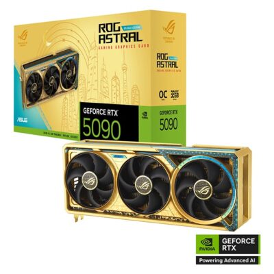 ASUS ROG Astral GeForce RTX 5090 Dhahab OC Edition 32GB Graphics card | 90YV0LW6-M0NM00