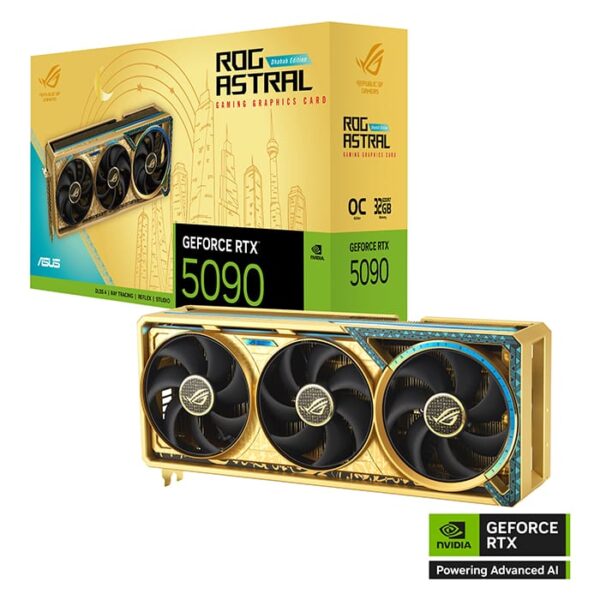 ASUS ROG Astral GeForce RTX 5090 Dhahab OC Edition 32GB Graphics card | 90YV0LW6-M0NM00
