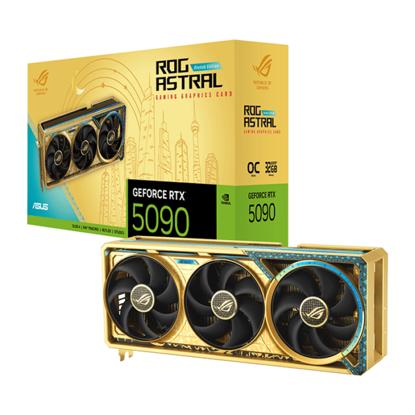 ASUS ROG Astral GeForce RTX 5090 Dhahab OC Edition 32GB Graphics card | 90YV0LW6-M0NM00 - Image 7