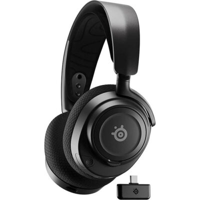 SteelSeries Arctis Nova 7 FaZe Clan Edition Multi-System Gaming & Mobile Headset, 40mm Neodymium Drivers, ClearCast Gen2 Retractable Boom, Wide Compatibility, Black | 61556