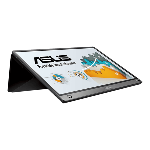 Asus ZenScreen MB16AMT USB Portable Monitor, 16" IPS Display, FHD Resolution, 60Hz Refresh Rate, 5ms (GtG) Response Time, 7800mAh Battery Capacity, 1W x2 Built-In Speakers, Black | 90LM04S0-B01170 - Image 4