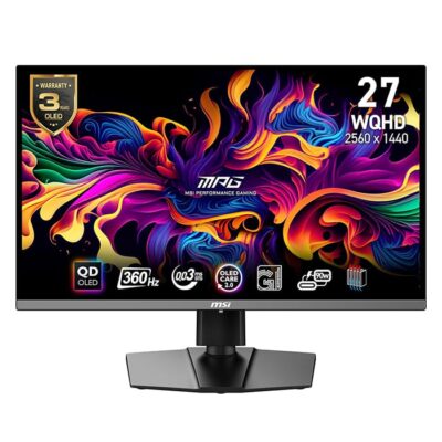 MSI MAG 271QRX 27” QD OLED 360Hz GAMING MONITOR | 9s6-3cd79a-011