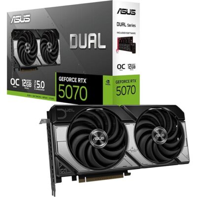 ASUS DUAL RTX5070 12GB OC Graphic Cards | 90YV0M17-M0NA00